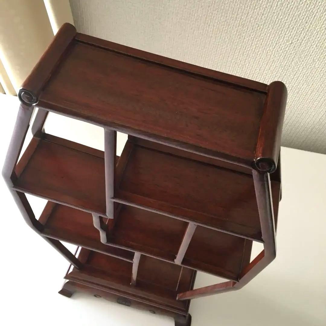 和風　飾り棚　和棚　和モダン　変形棚　彫刻　アンティーク棚　和モダン　和カフェ