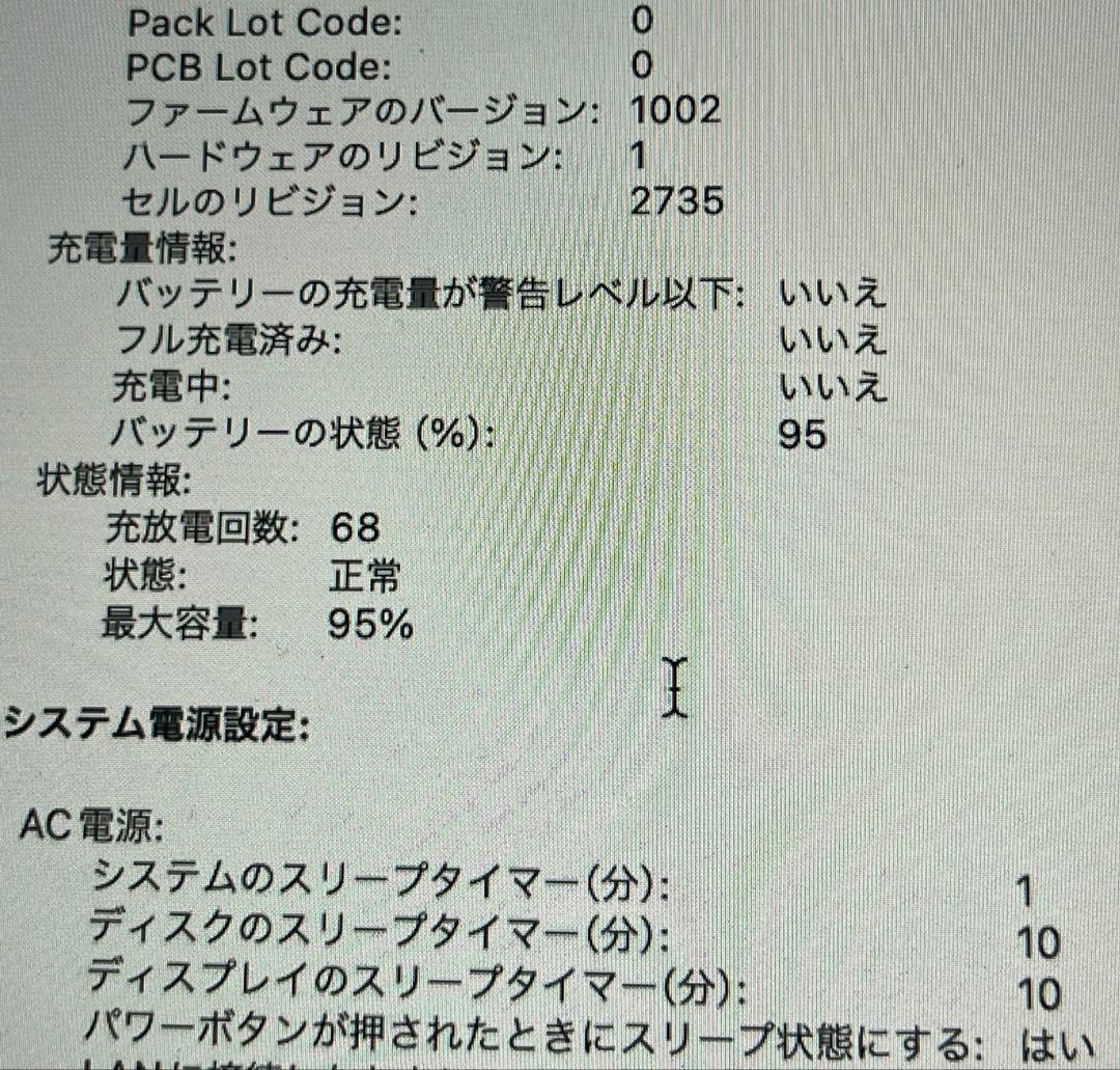 【極美品】Apple MacBook Air 8GBメモリ 256GBSSD