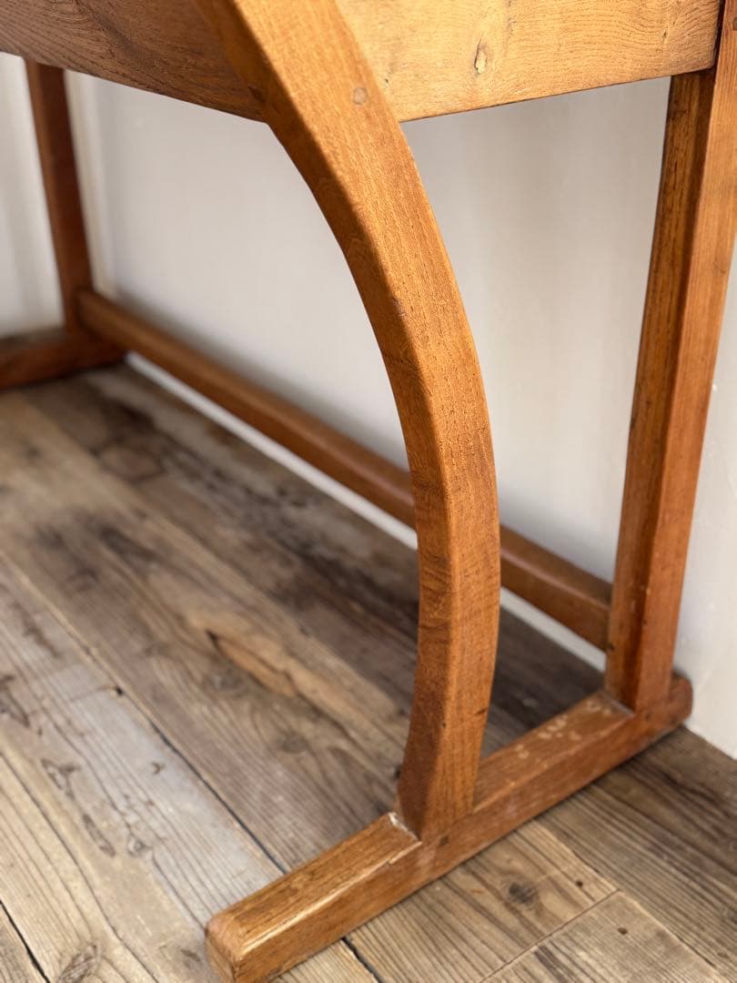 1900s初期 フランスアンティーク 2人掛けスクールデスク