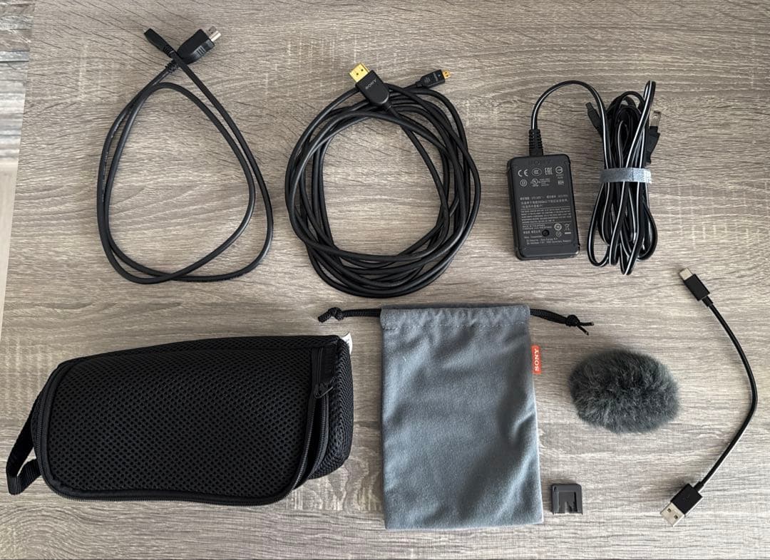 SONY FDR-AX45 4Kビデオカメラ　Micro HDMIコード2本