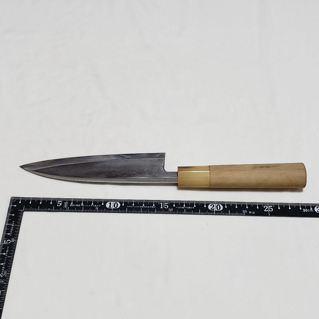 k*1様 【S44-6】有次 出刃包丁 和包丁 研ぎ済み 水牛柄 刃渡り約15c