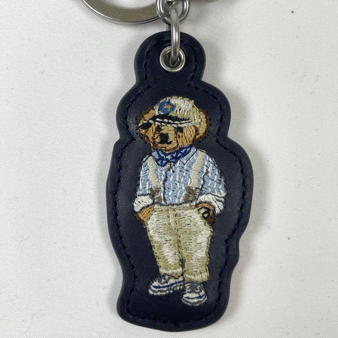 新品未使用 Polo Ralph Lauren ポロベア 刺繍 キーホルダー