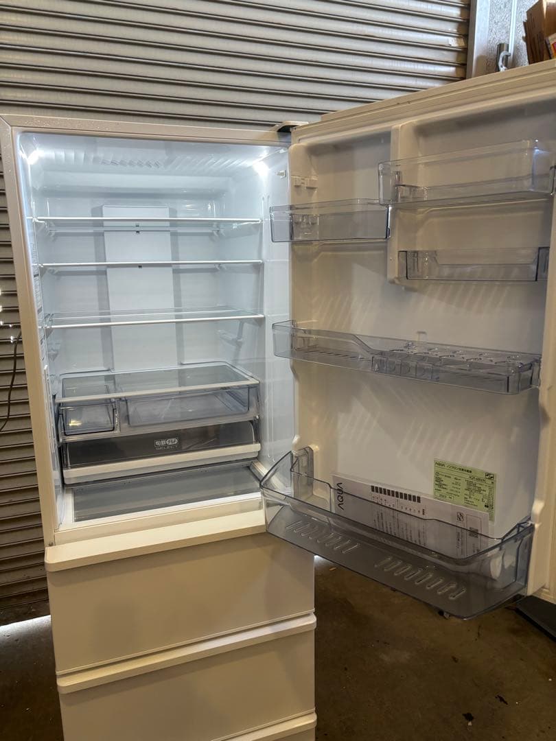 アクア　AQR-46N(W) ノンフロン冷凍冷蔵庫　2023年製