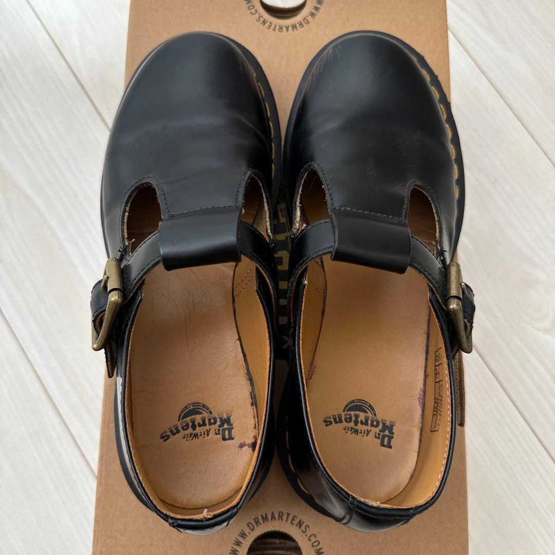 Dr. Martens ブラック ローファー POLLEY メリージェーン23
