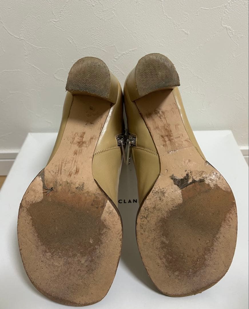 靴 CLANE EDGE ROUND SHORT BOOTS