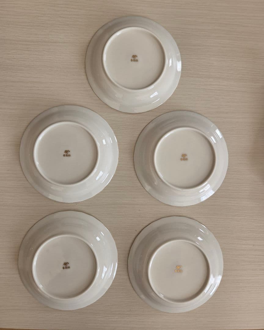 香蘭社 プリンスリリー 銘々皿 5枚セット