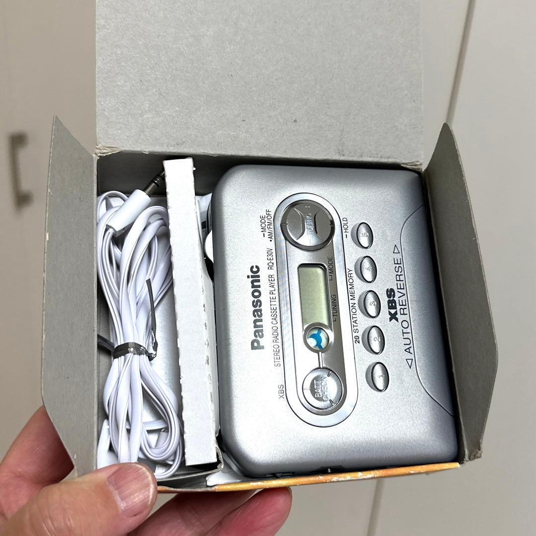 【美品DE修復品】Panasonic ラジカセ プレーヤー RQ-E30V-S