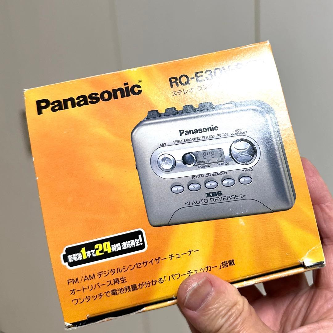 【美品DE修復品】Panasonic ラジカセ プレーヤー RQ-E30V-S