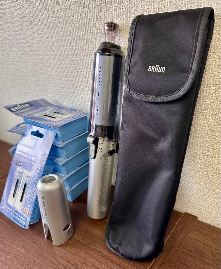 【未使用】Braun コードレススタイラー BC1 CT1 ガスコテ 廃盤モデル