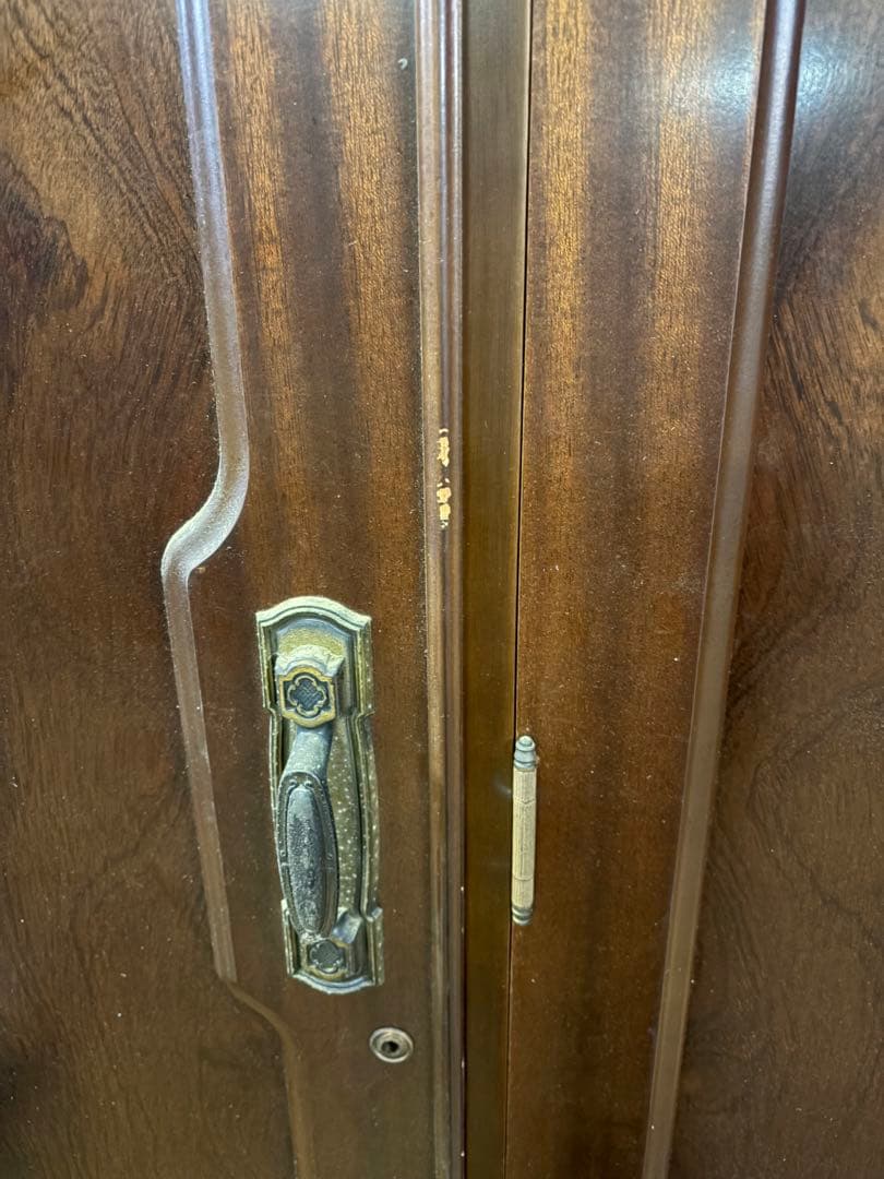 天然木化粧板　婚礼タンス 3ドア 2引き出し