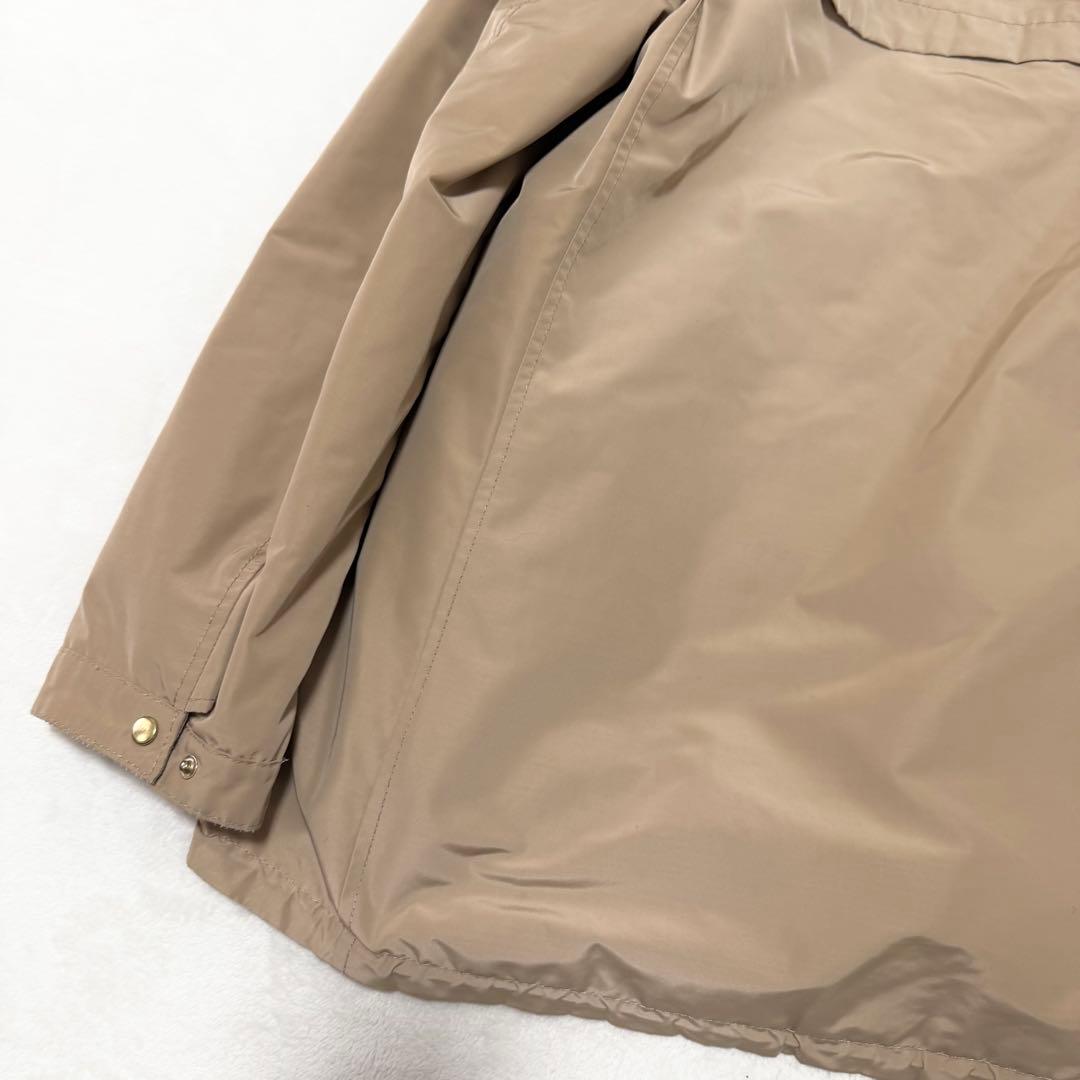 フランシュリッペ モッズコート パールリボン ビジュー ライナー付き ベージュ