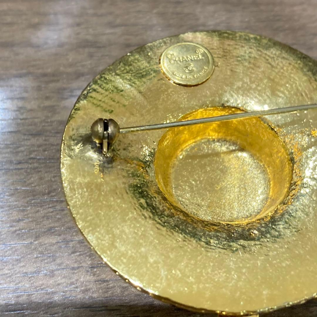 CHANEL シャネル アクセサリー ブローチ 麦わら帽子 レディース 人気