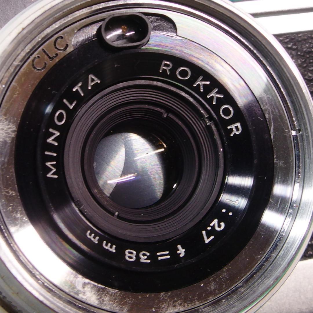 【綺麗】ミノルタＡＬ-Ｆロッコール３８ｍｍＦ２.７速度優先距離計連動【試写済み】