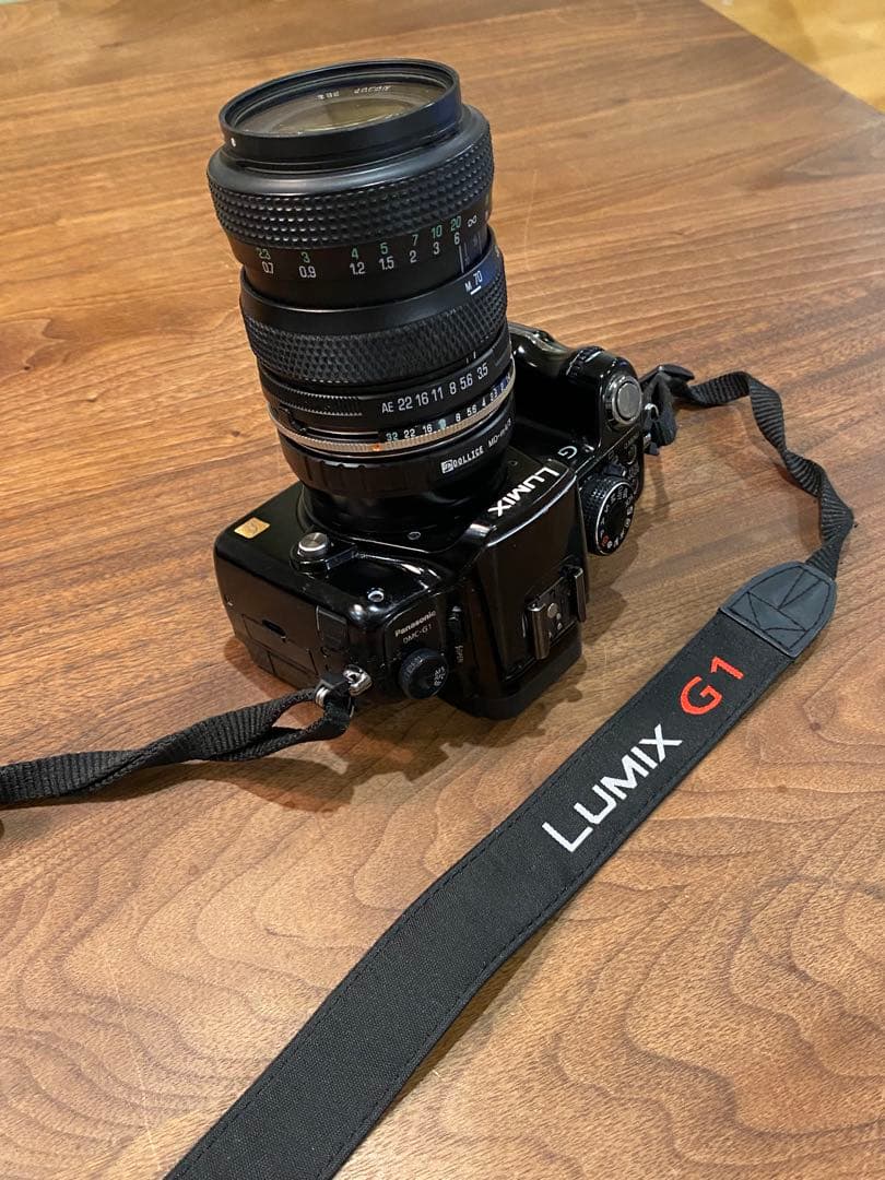 LUMIX G1 ミラーレス一眼タムロン28-70mmマクロオールドレンズ付