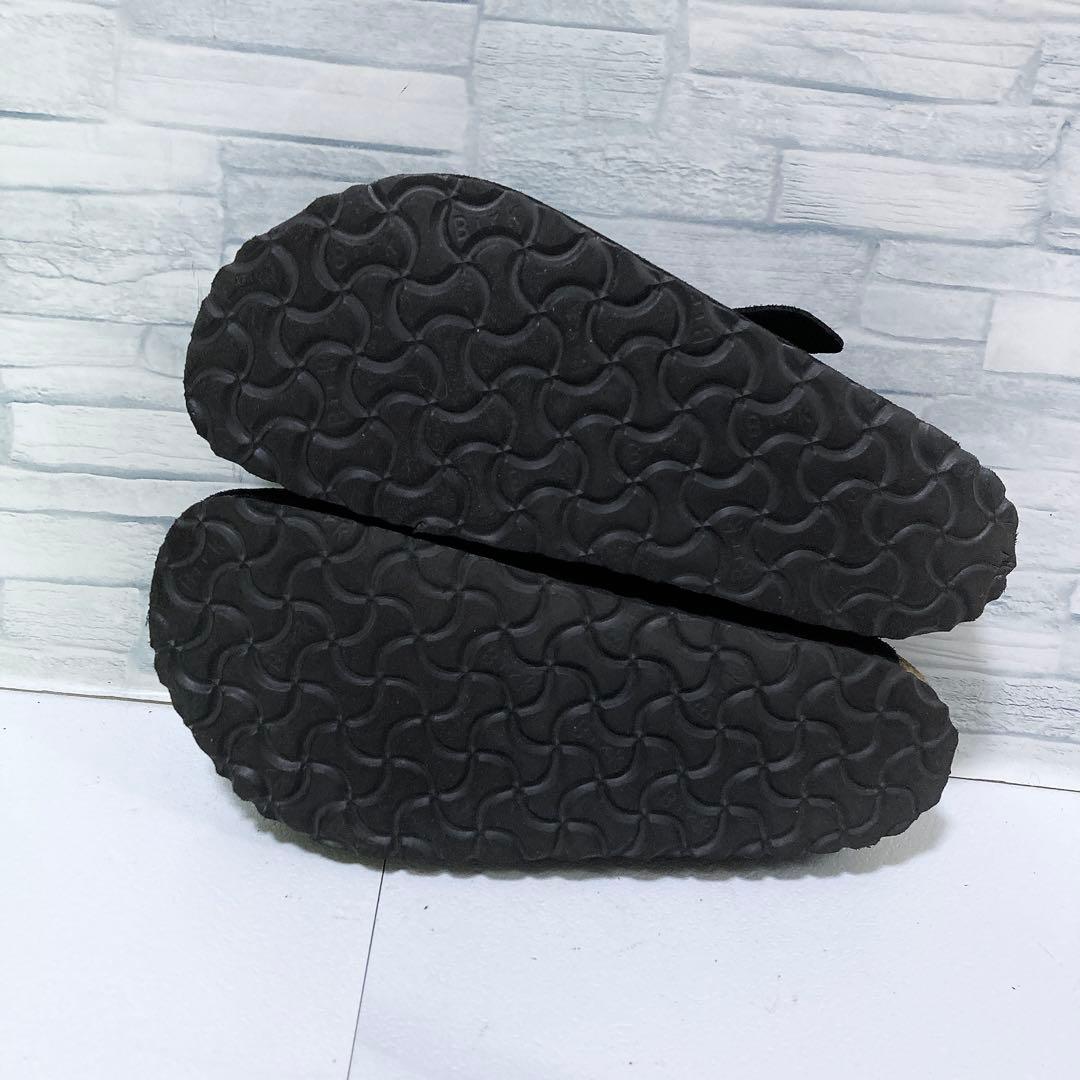 ビルケンシュトック ボストン サボサンダル スエード ソフトヘッド 黒 25