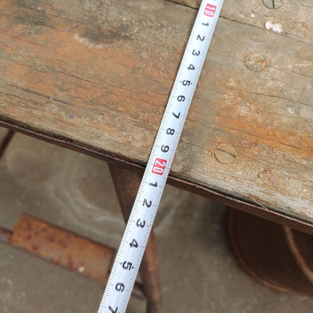 アンティーク　レトロ　足場 脚立