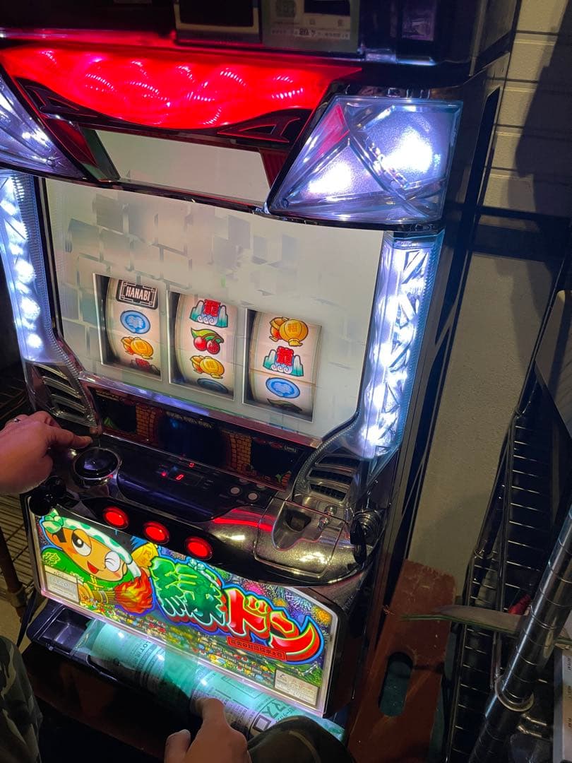 勝負だ!ドン パチスロ実機 実機 パチスロ 初代 緑ドン 不要機付き