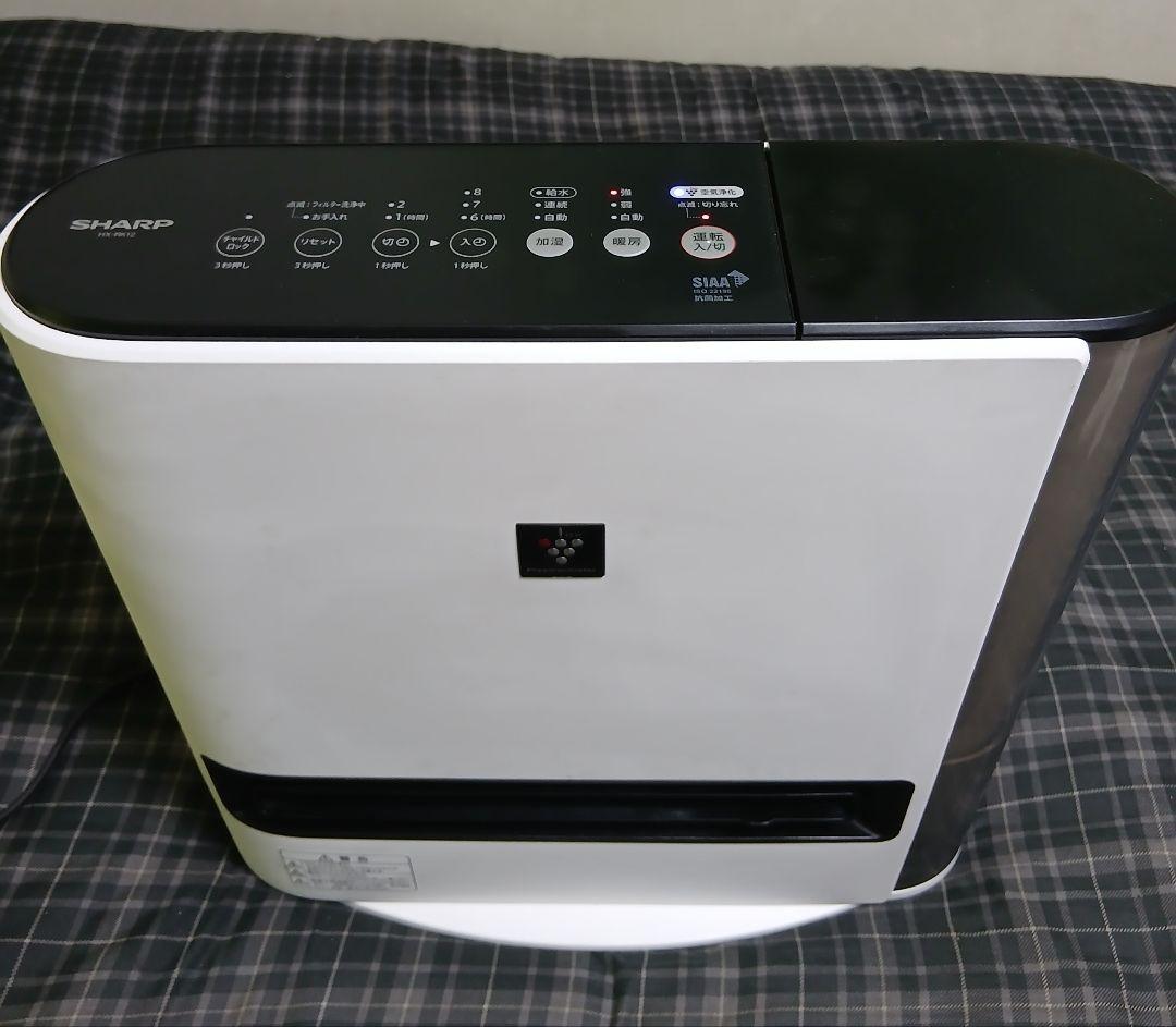 シャープ プラズマクラスター 加湿 セラミックファンヒーター HX-RK12-W