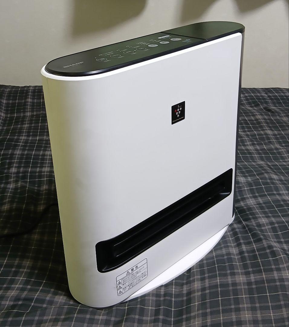 シャープ プラズマクラスター 加湿 セラミックファンヒーター HX-RK12-W
