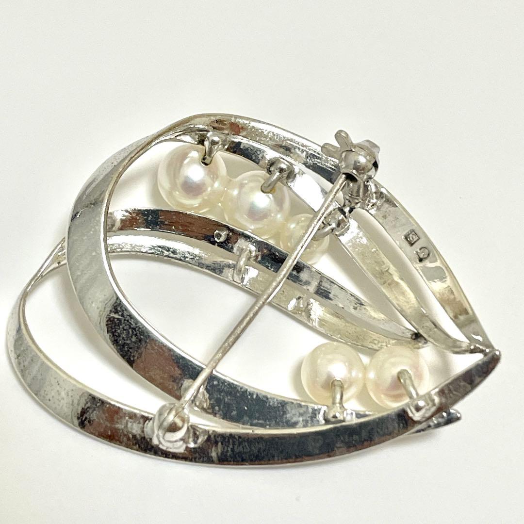 皇室御用達✨ミキモト アコヤ真珠 パール ブローチ コサージュ 箱つき