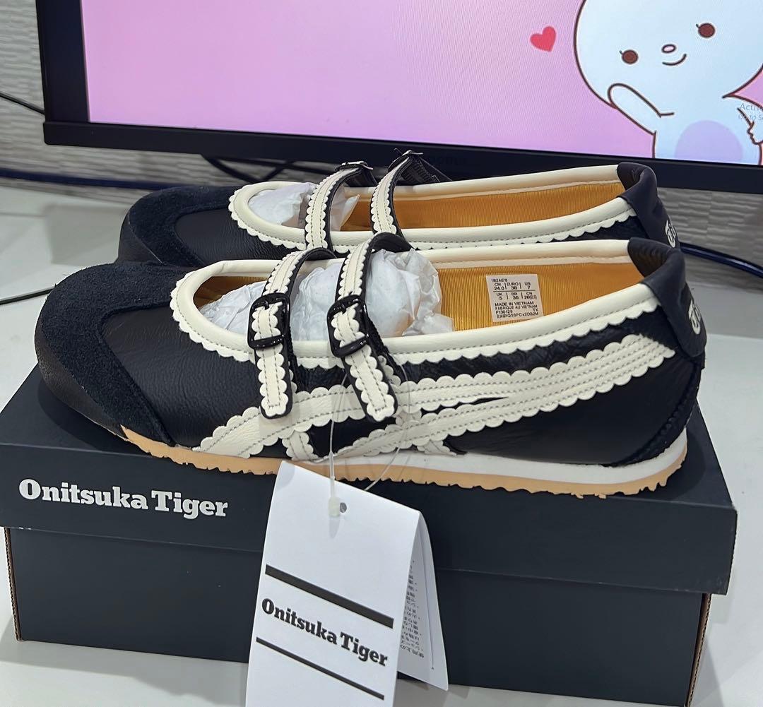 オニツカタイガー ウィメンズ メキシコ66 TGRS ブラック/クリーム