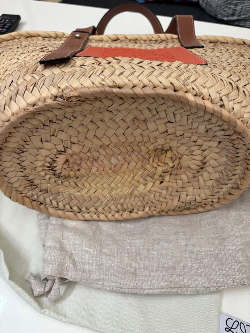 LOEWE ロエベバスケットバッグミディアム カゴ☆超美品