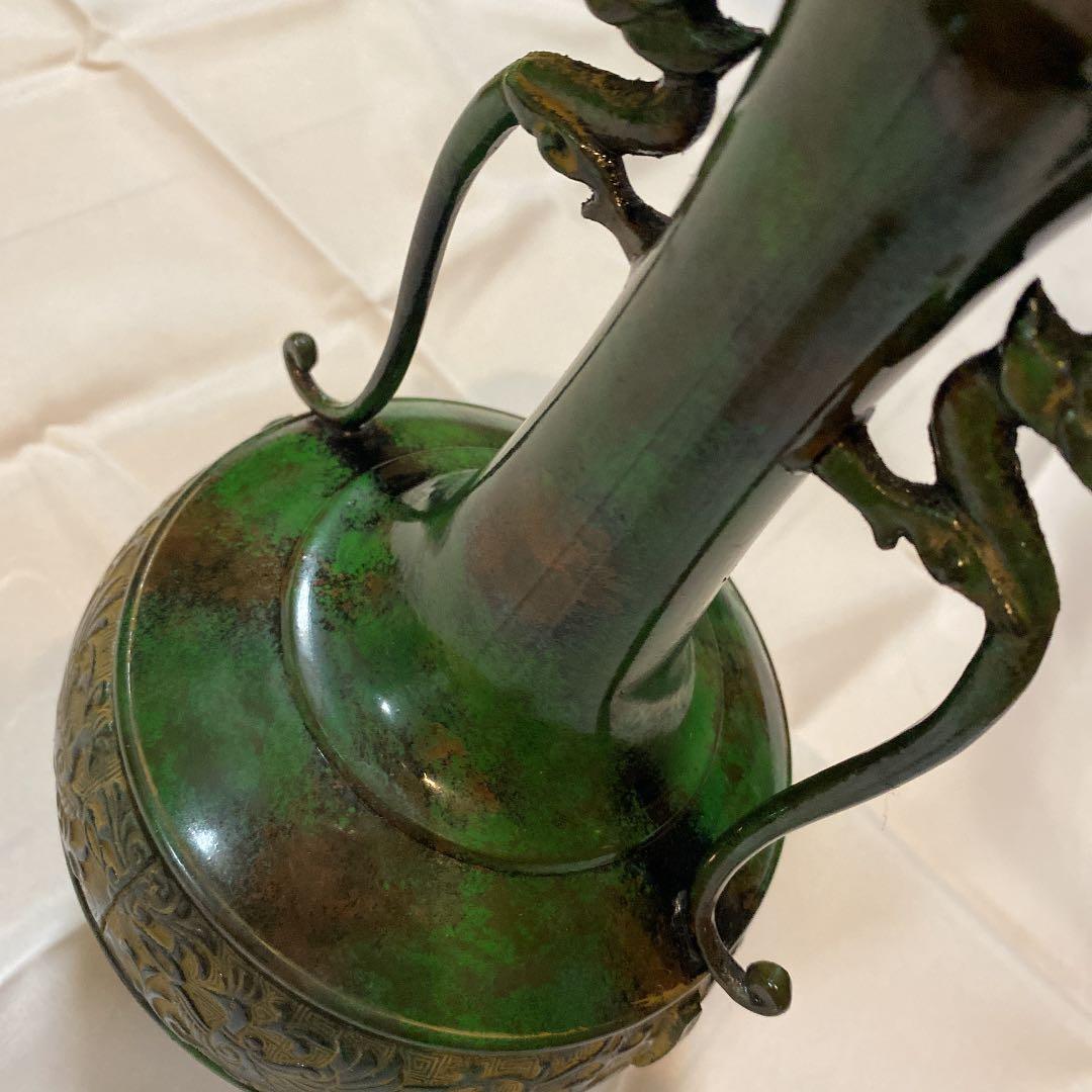 高岡銅器　花瓶　希少