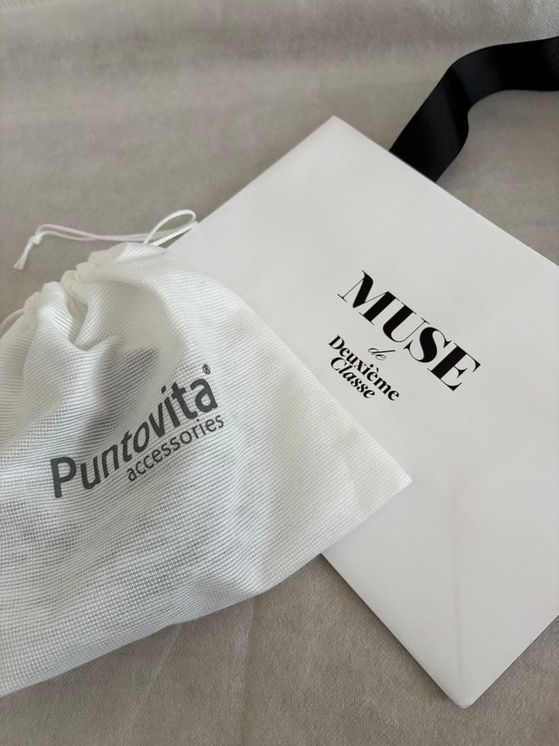 新品未使用PUNTOVITAプントヴィータ CONCHOベルトコンチョSUEDE