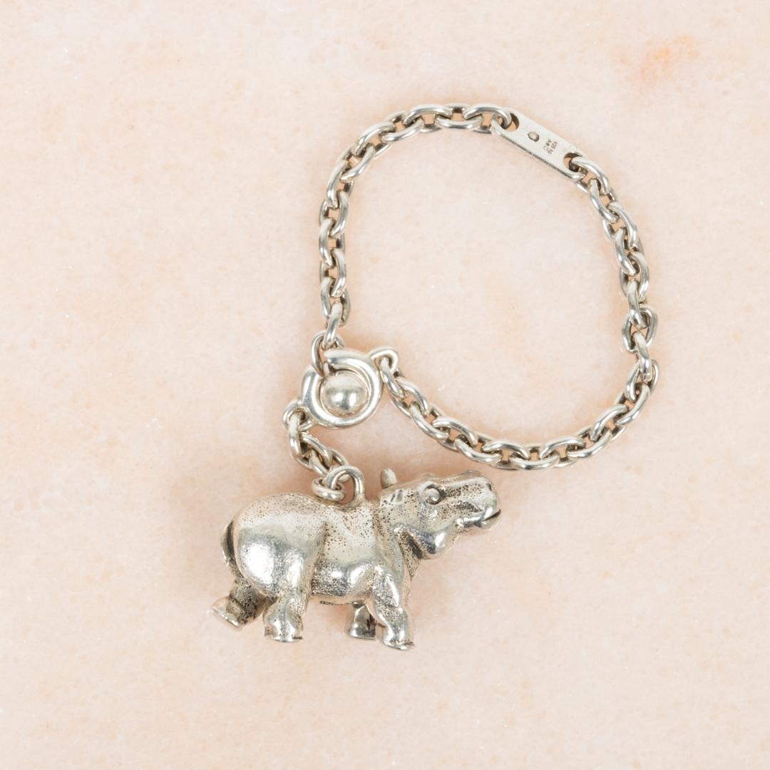 Hermès Porte cles Hippo Charm Ag925