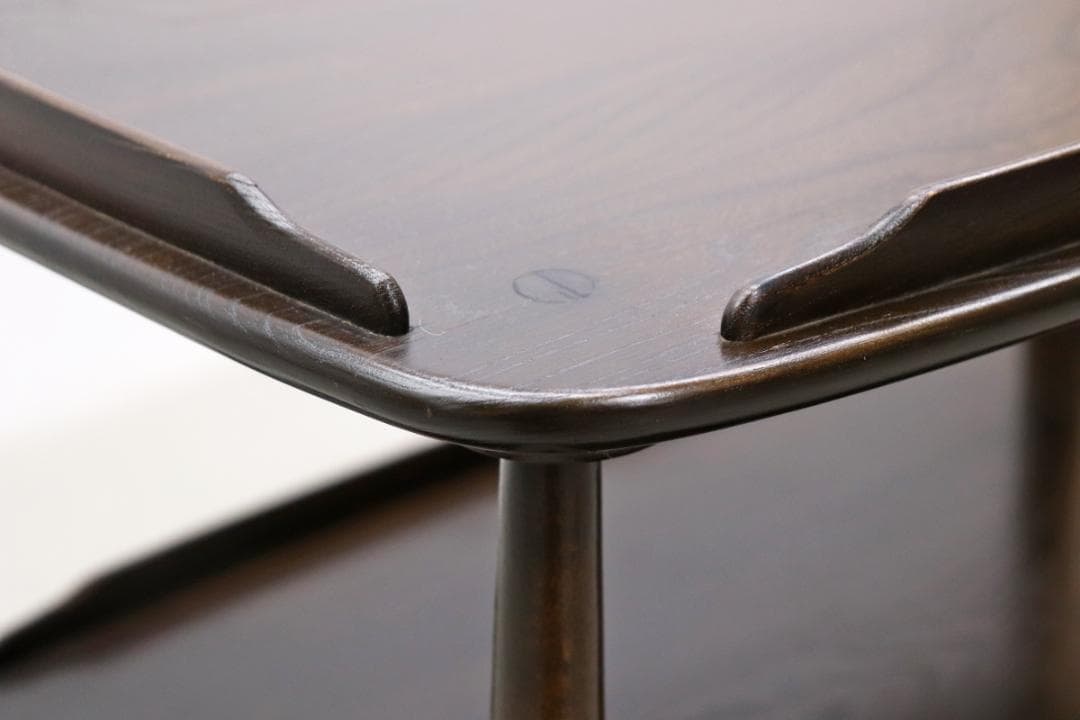 英国 イギリス ERCOL アーコール エルム材 トローリー キッチン ワゴン