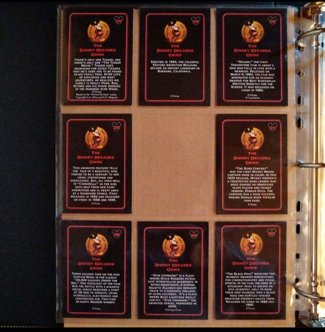 ディズニーTHE DISNY DECADES  COINS 51枚セット