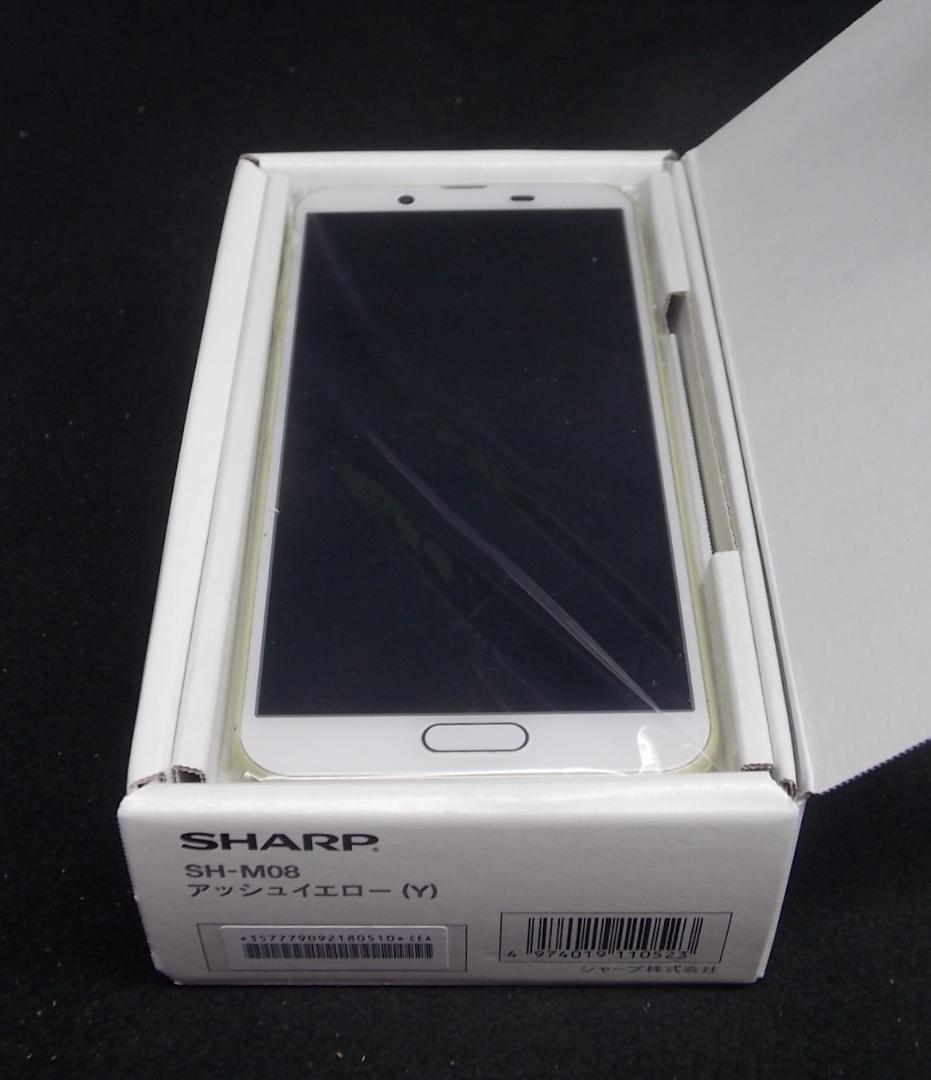 《AQUOS sense2 SH-M08 32G アッシュイエロー》ＵＳＥＤ