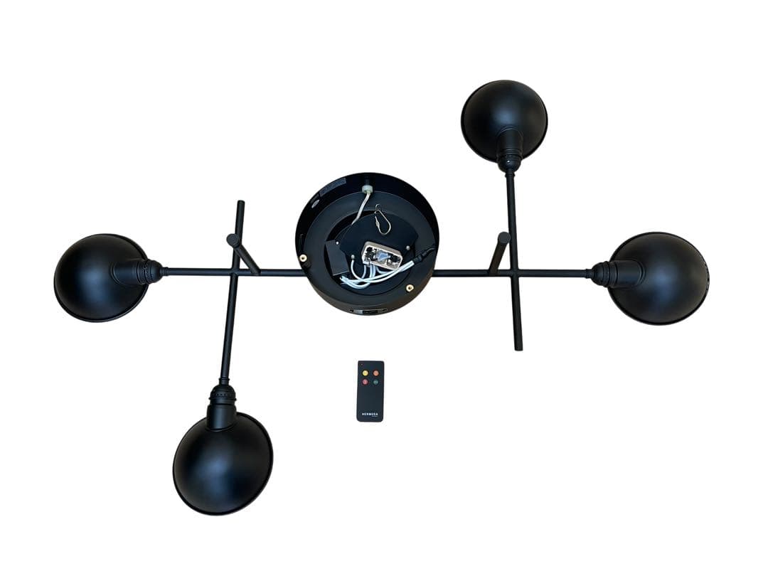 【美品】ハモサフィーノ4 HEMOSA FINO4 4灯 ブラック ライト