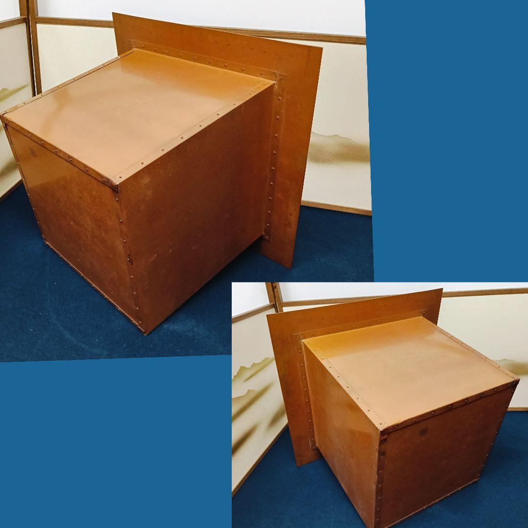 AN16 おとし 五徳 底瓦付 銅製おとし 紙箱入 高さ32cm 茶道具