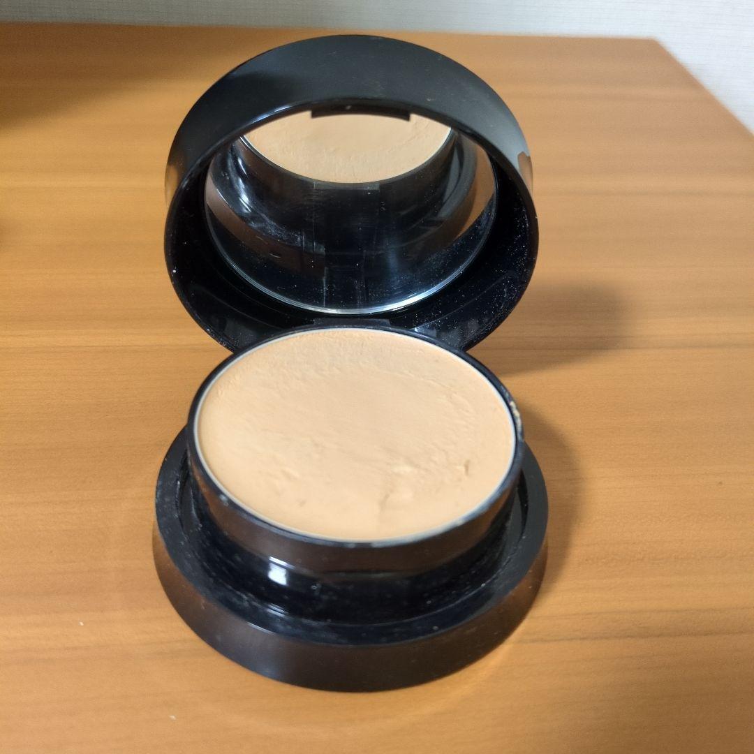 【しろぴー】木製チェスト、ファンデ、ファー付きポンチョ　3点おまとめ