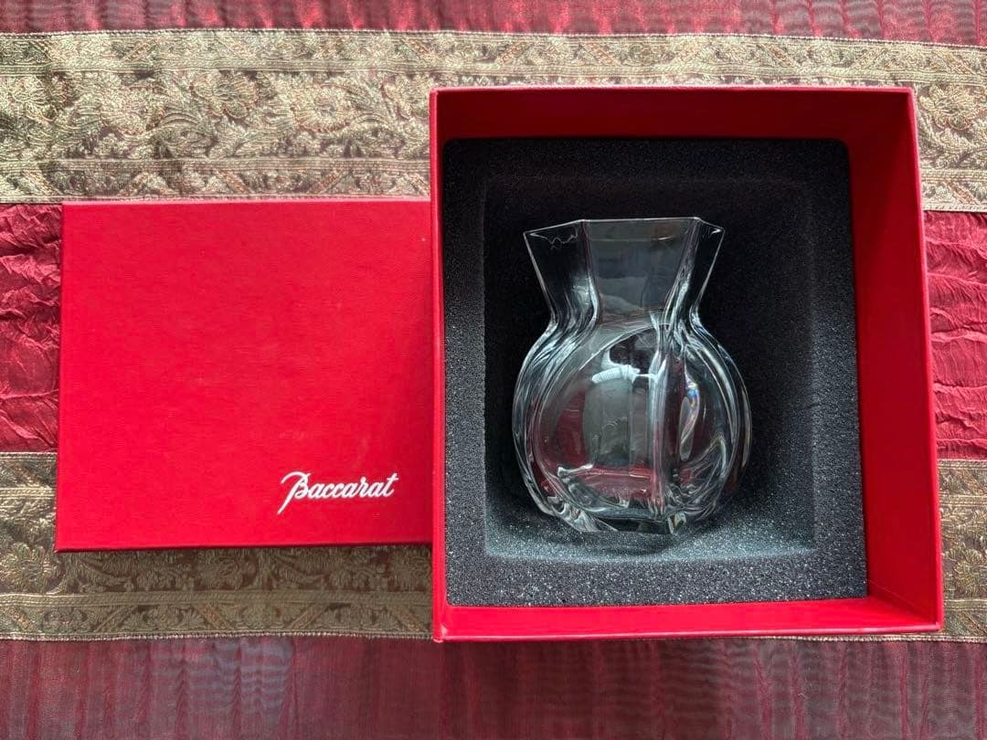 Baccarat 　バカラ　コローユ フラワーベース　廃盤　箱付き