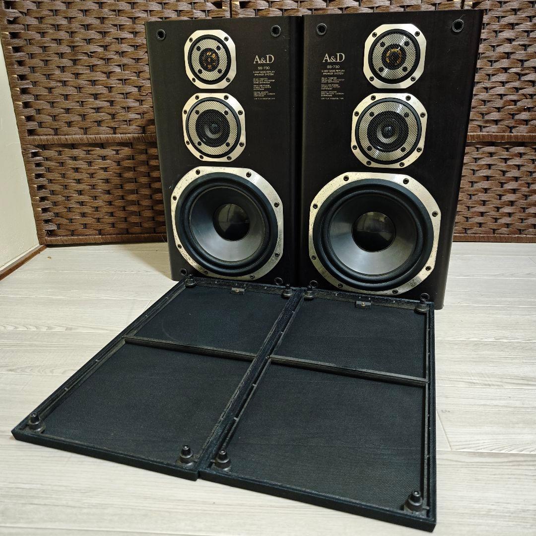 【動作品】A&D SS-730 3-way スピーカー 大型 AKAI