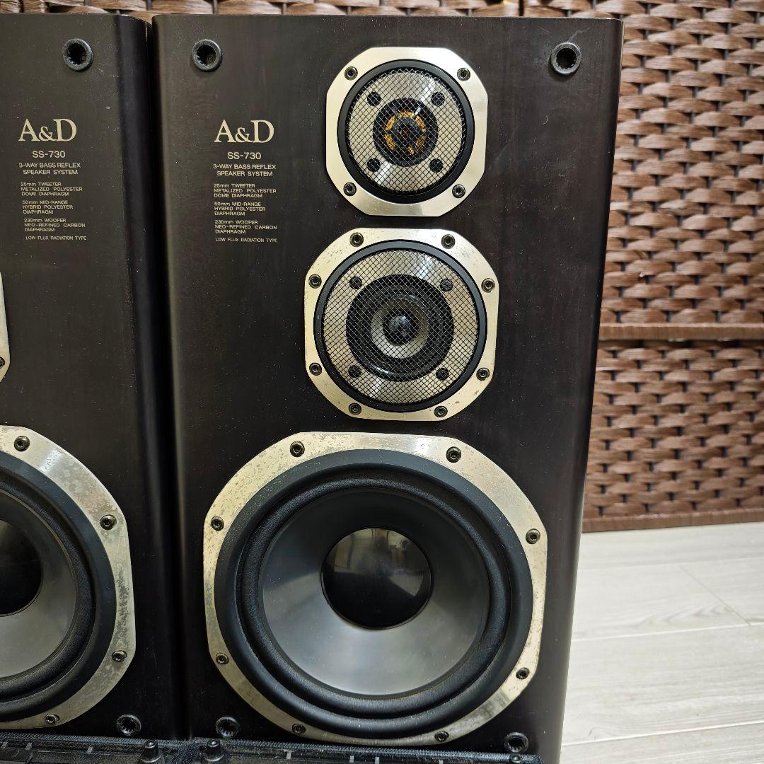 【動作品】A&D SS-730 3-way スピーカー 大型 AKAI