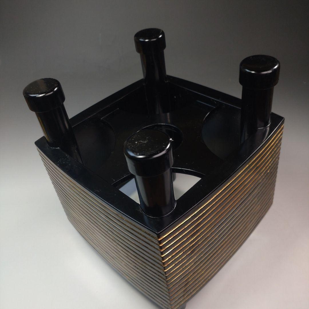 イ221 花入『初瀬川　柳庵』『柳庵好　金線糸巻花生　漆塗　共箱』茶道具