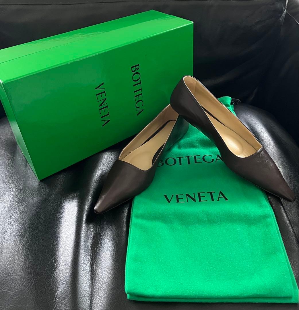 BOTTEGA VENETA ボッテガヴェネタ フラットシューズ ブラウンレザー