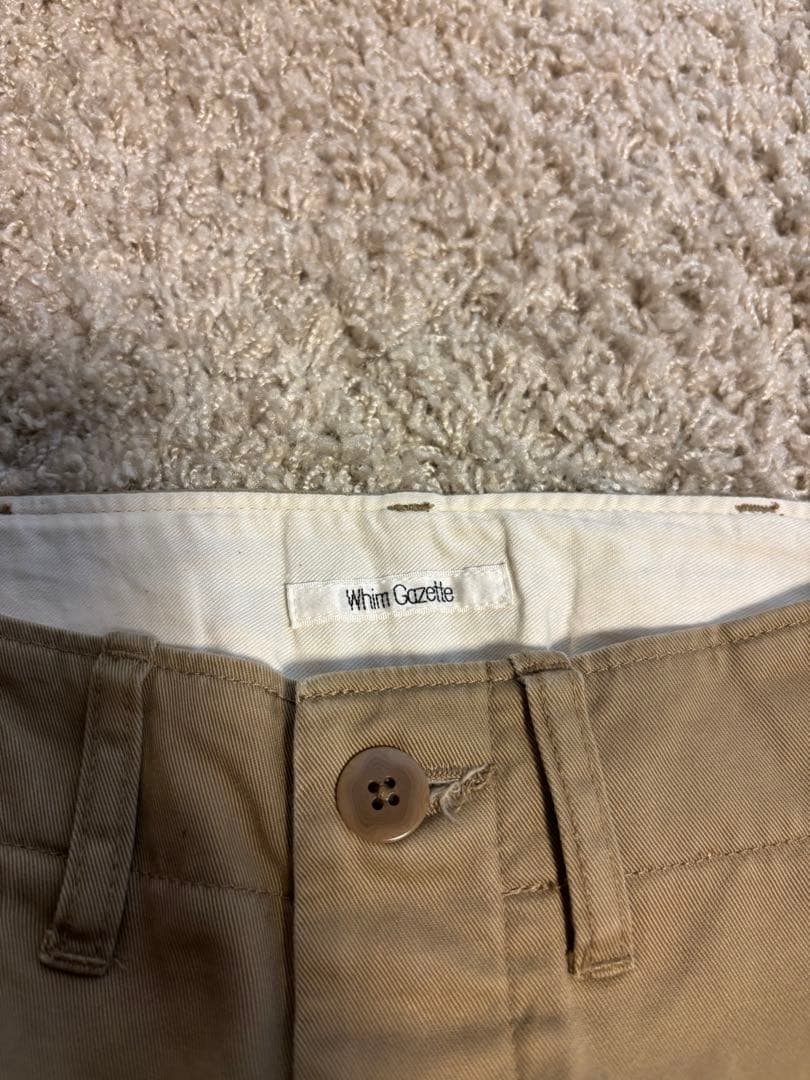 Wim Gazelle チノパンツ　キャメル