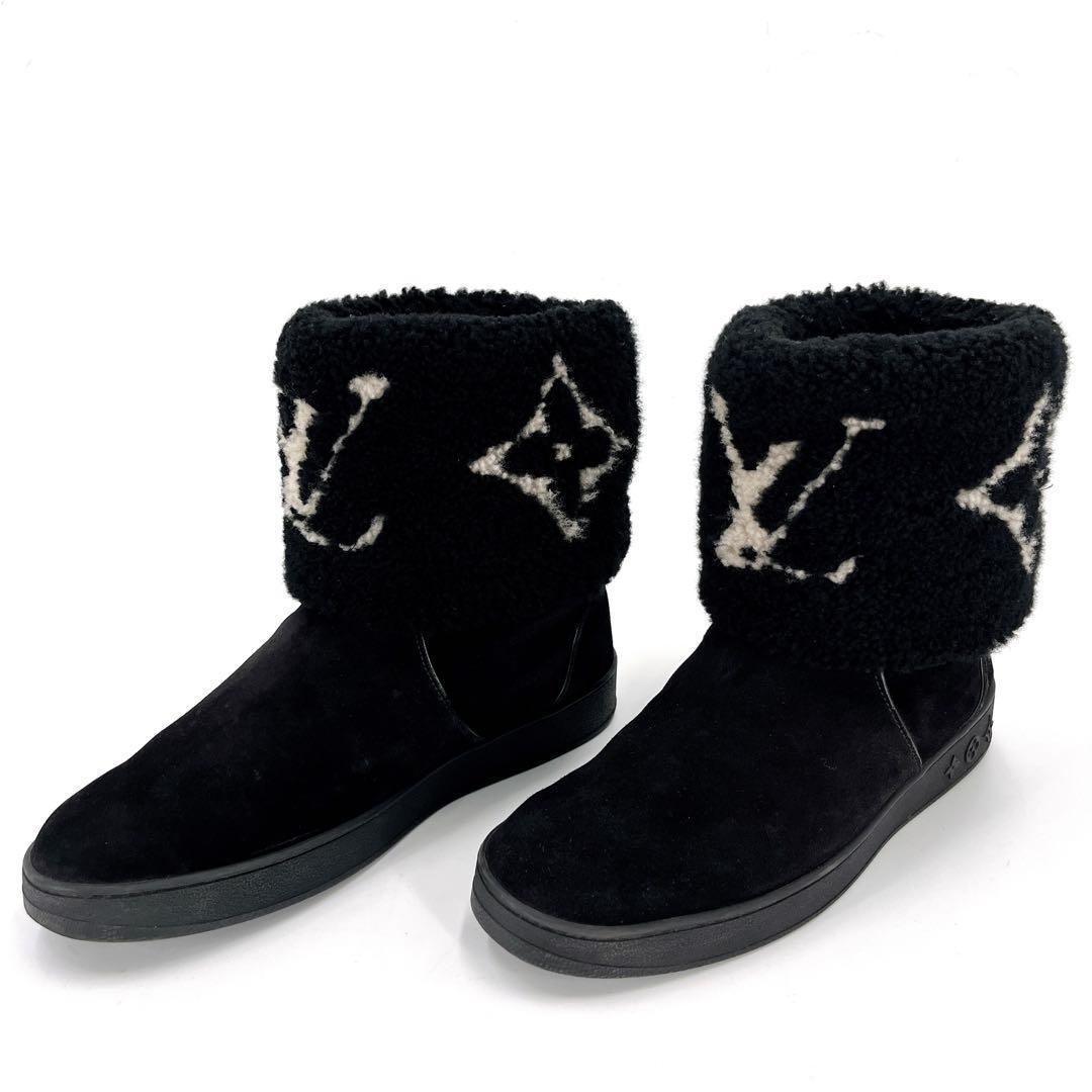 Usa様　ルイヴィトン　スノードロップライン　ムートンブーツ　モノグラム