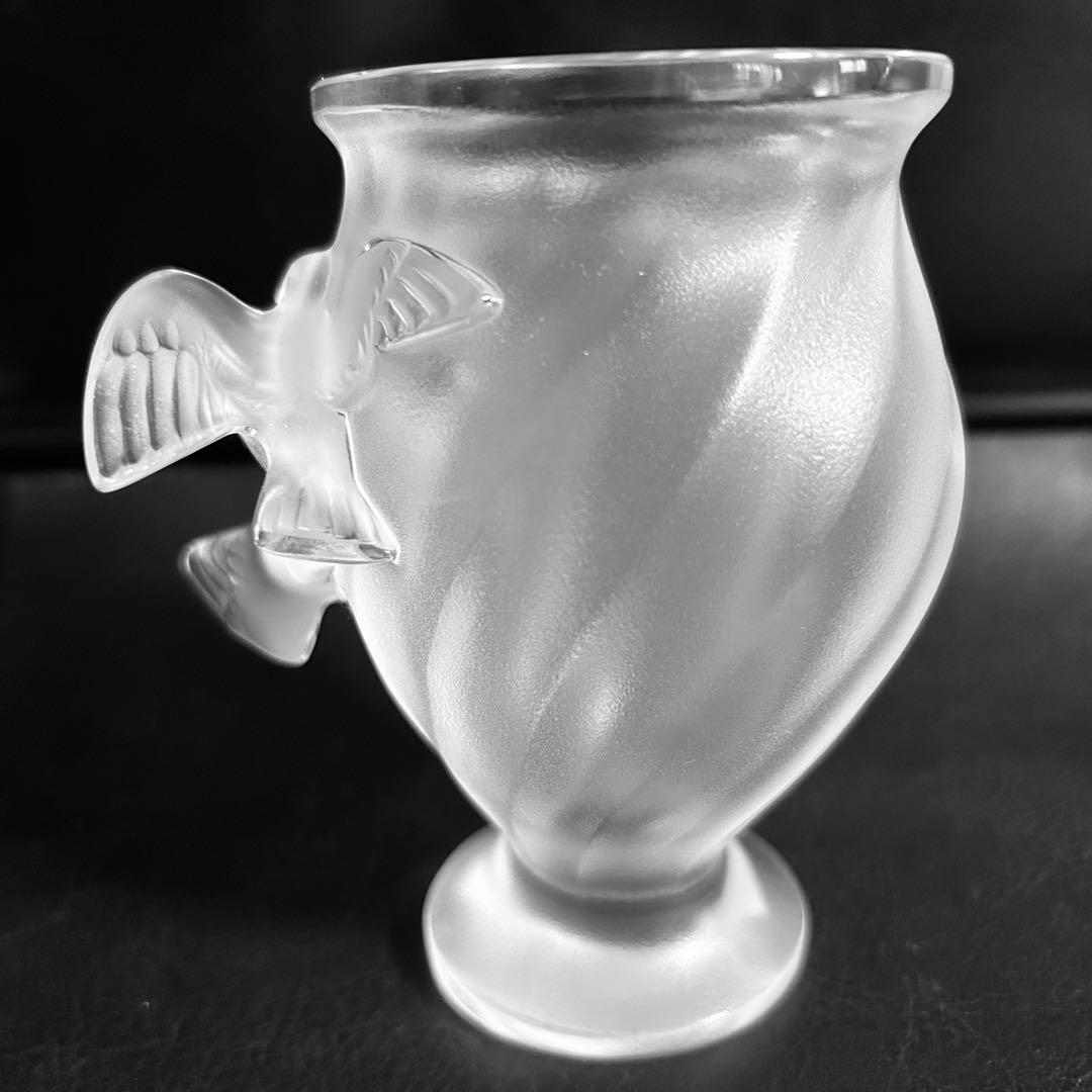 ⭐︎ご成約済み　希少【ロジーヌ】　ルネ・ラリック Lalique 花瓶　レア　美品