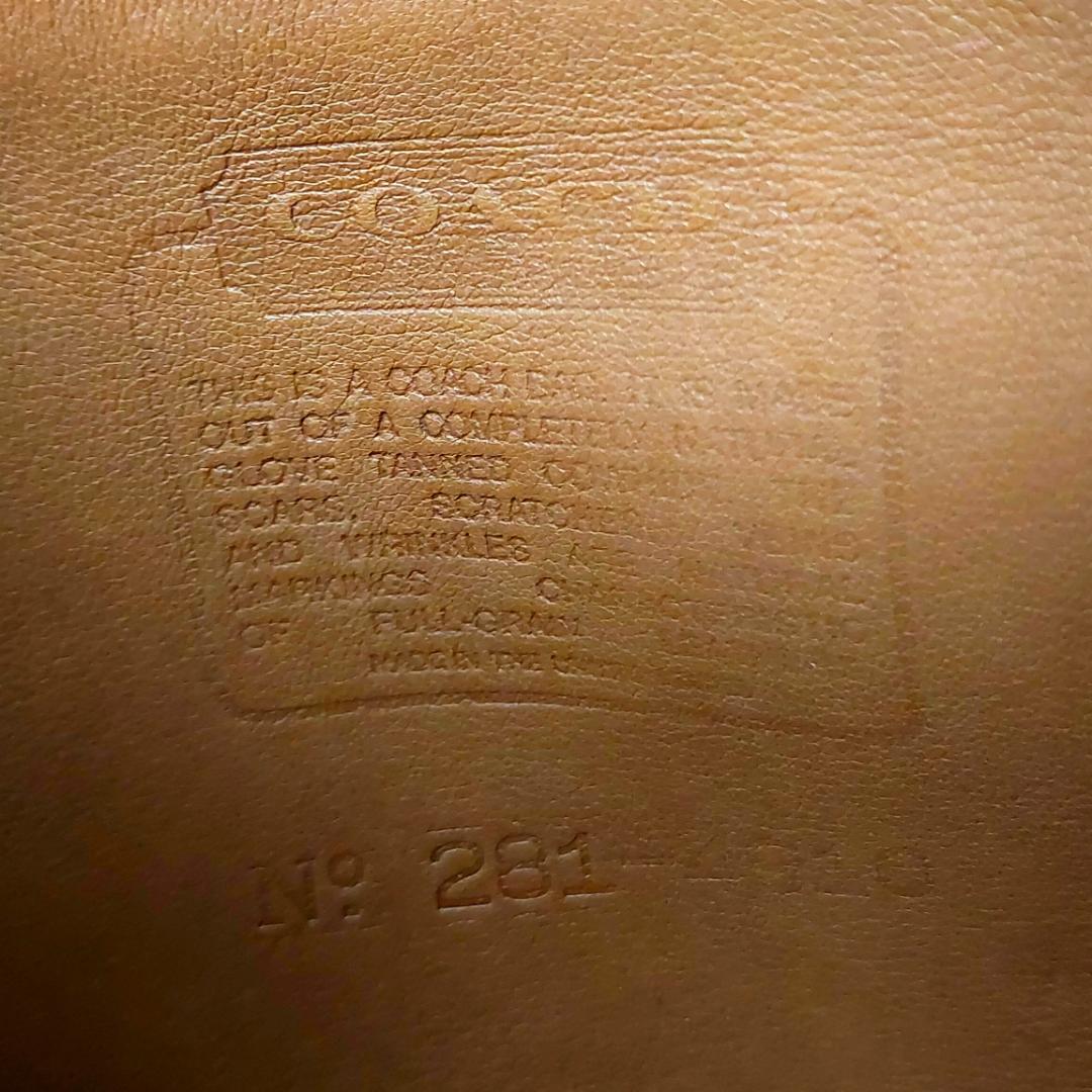 COACH コーチ ショルダーバッグ オールドコーチ フラップ レザー USA製