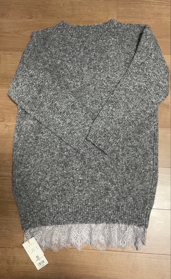 ルナ。プロポーションボディドレッシング　ニットミニワンピース　PS