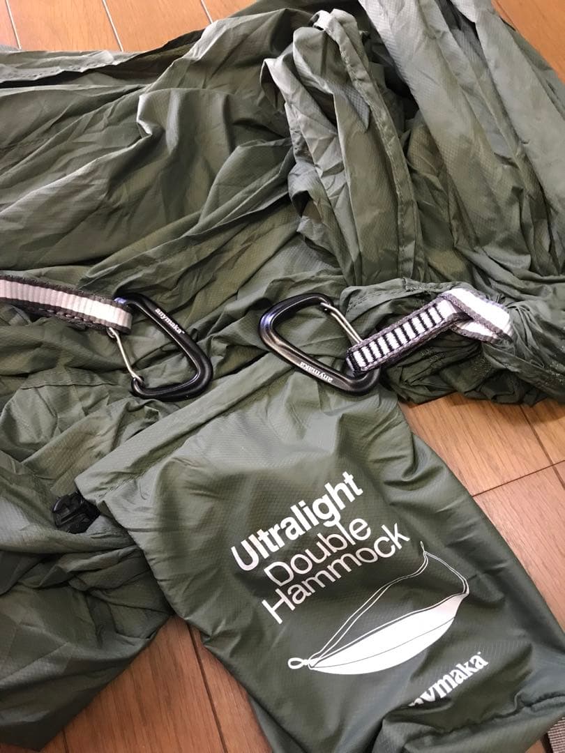 Anymaka エニーマカ　ハンモック グリーン　カーキ　フルセット