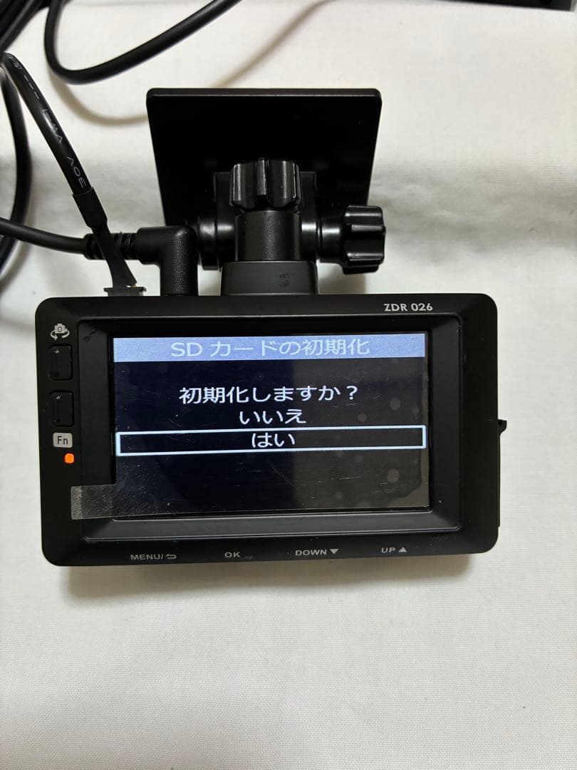 コムテック ZDR 026ドライブレコーダー前後カメラ　(129)