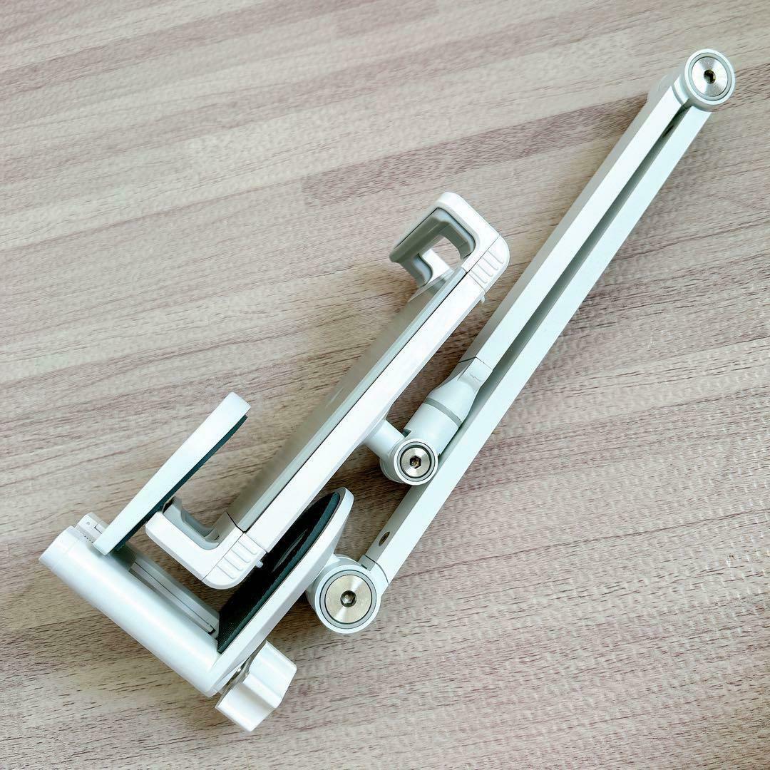 ☆ アームスタンド スマホ タブレット ホルダー クランプ式 アルミ 省スペース