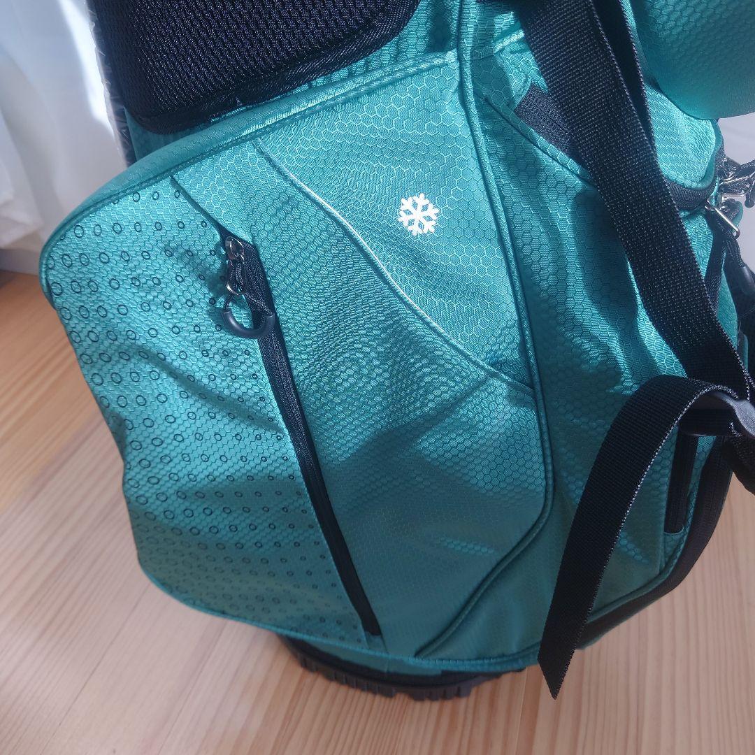 BOYEASKULLEAPグリーン ウルトラライトキャディバッグ 14分割