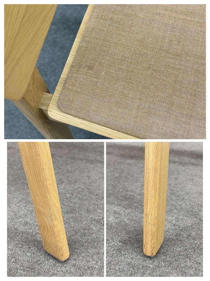 muuto■カバーアームチェア　2脚セット　ダイニング　座面ファブリック　北欧